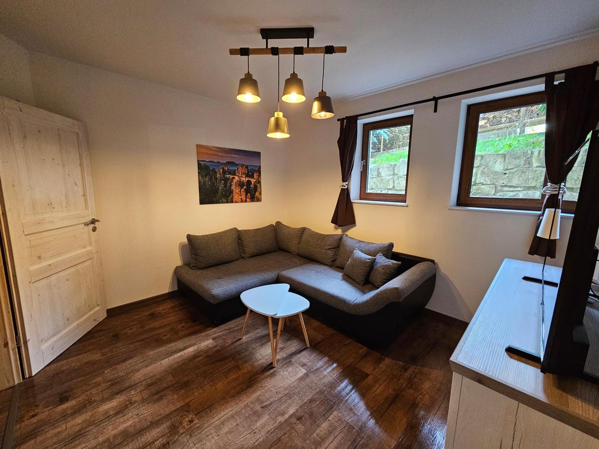 Ferienwohnung Struppi Saechsische Schweiz Struppen Dış mekan fotoğraf