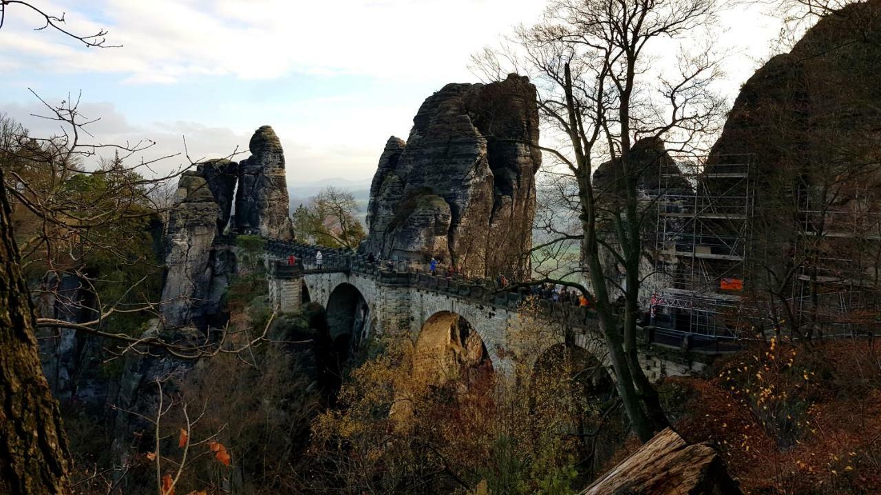 Ferienwohnung Struppi Saechsische Schweiz Struppen Dış mekan fotoğraf