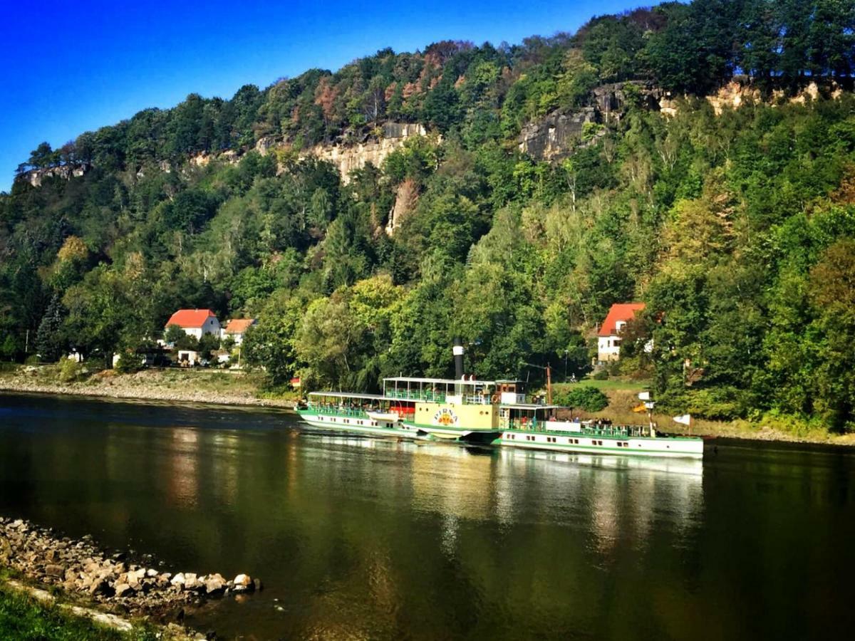 Ferienwohnung Struppi Saechsische Schweiz Struppen Dış mekan fotoğraf